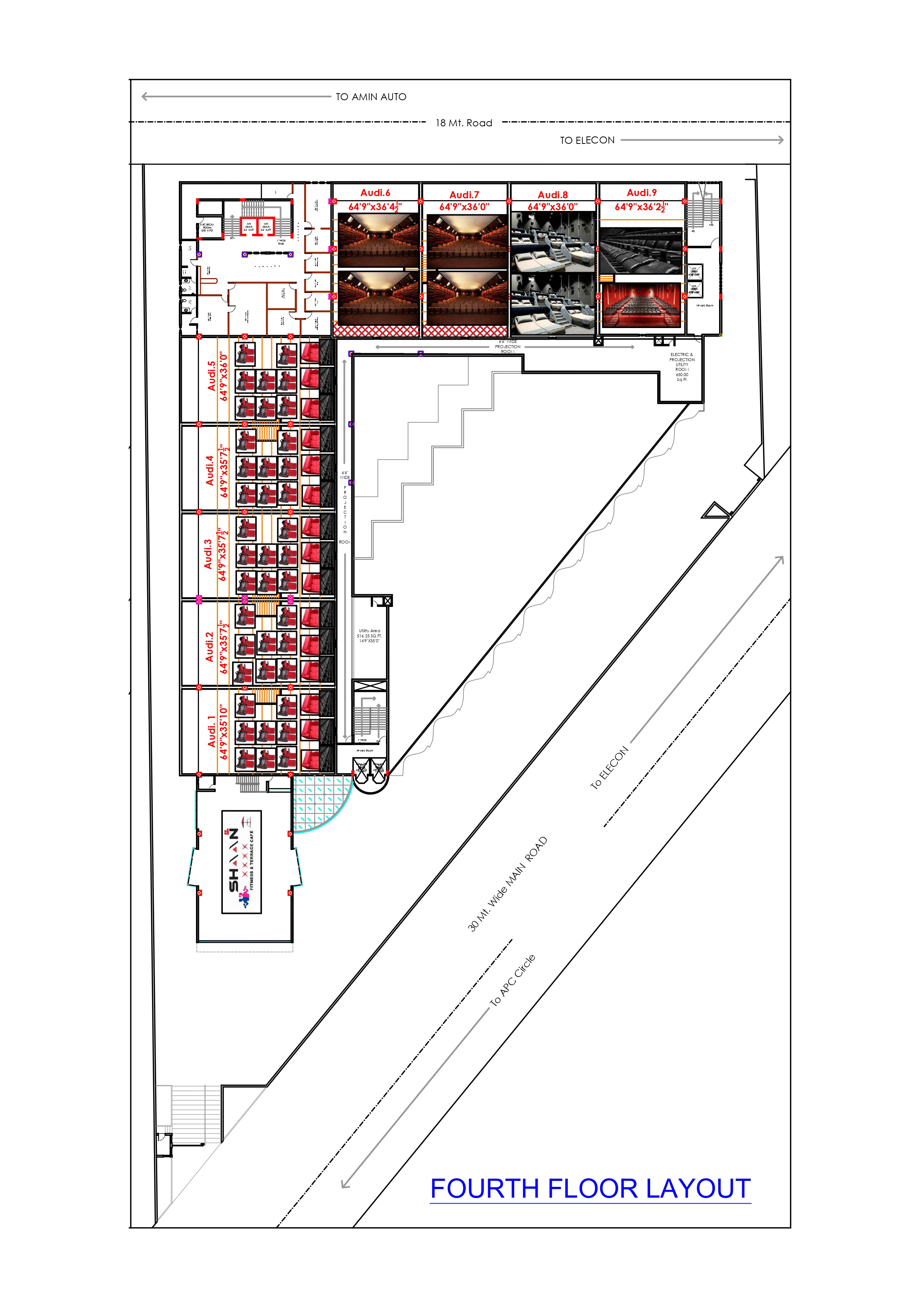 4th Floor Map